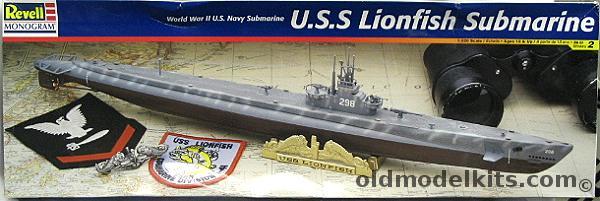 Revell 1/220 USS Lionfish SS298 - WWII Pacific Fleet Submarine, 85-5228 plastic model kit